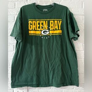 CSA Green Bay Packers Football Graphic Tee NFL